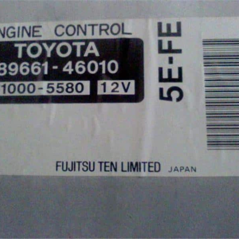 Engine Control Unit / ECU TOYOTA Raum 1998 E-EXZ10/89661-46010