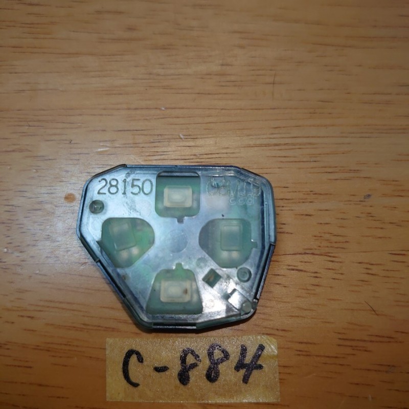 Toyota original keyless 2 button pattern number 28150 base 251451-1491 Noah * Voxy * Hiace * Axio anonymity delivery frequency has confirmed