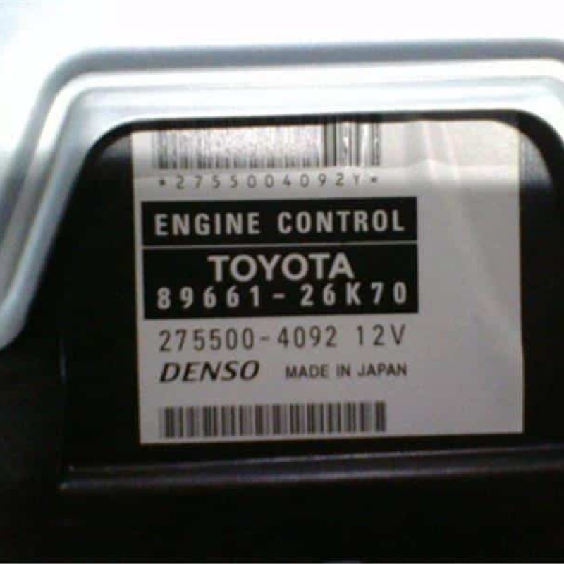 89661-26K70 Engine Control Unit / ECU TOYOTA Hiace Van 2013 CBF-TRH200V