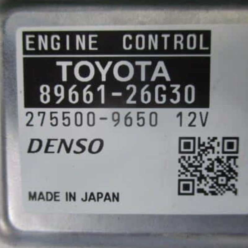 89661-26G30 TOYOTA Hiace  2014 Engine Control ECU TRH200V 8966126G30