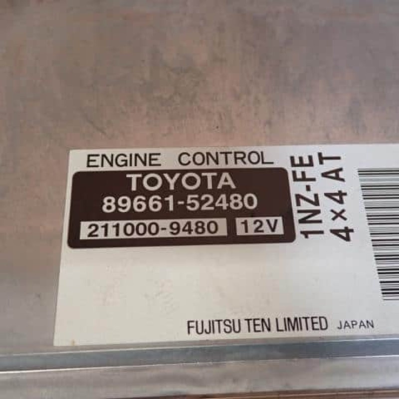 Engine Control Unit TOYOTA Succeed 2003 UA-NCP59G 89661-52480