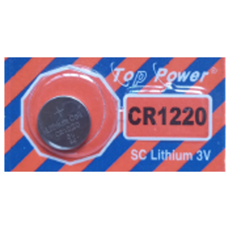 1 peac  CR-1220 3V Lithium Battery, Button Cell Battery, Pack of 1