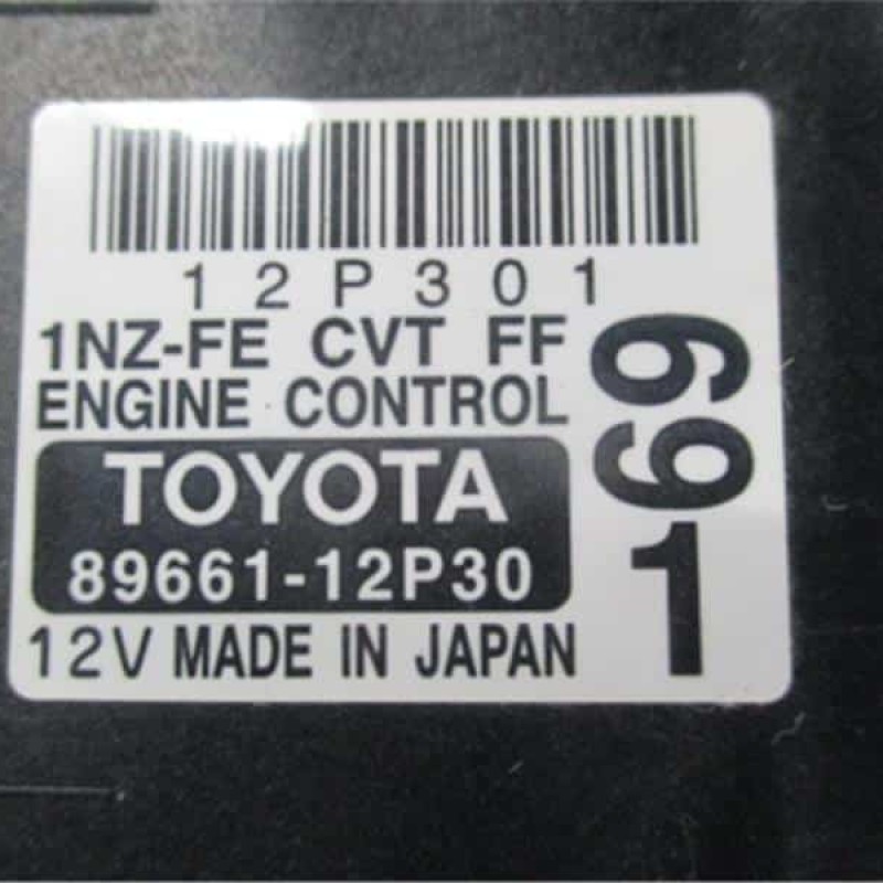 89661-12P30Toyota Axio NZE141 Engine Control Unit / ECU 8966112P30