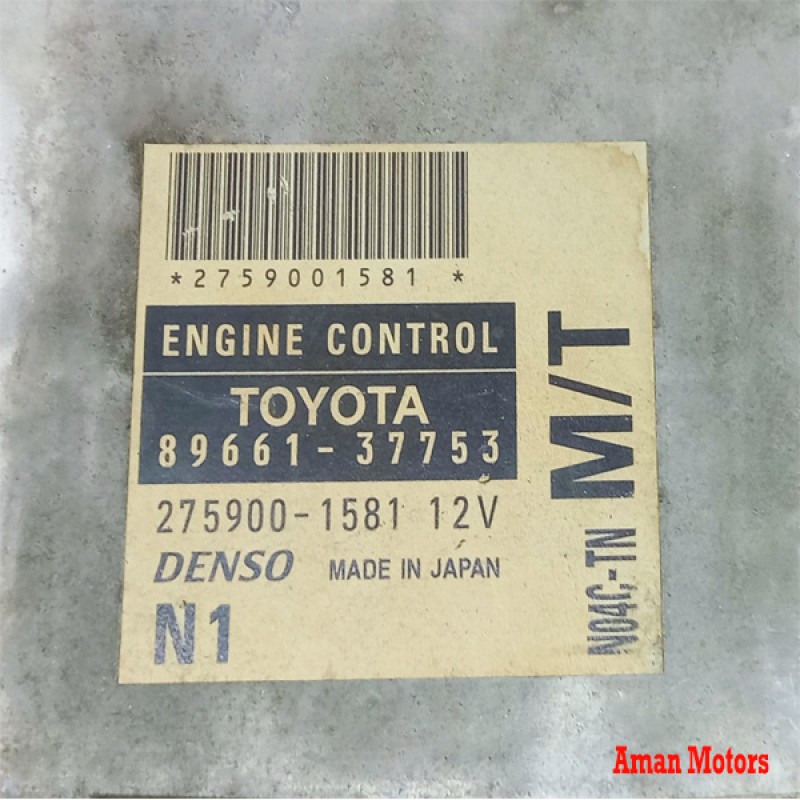 89661-37753 Engine Control Unit Toyota No4c diesel engine japan used original ecu/ ecm/ tcm 8966137753