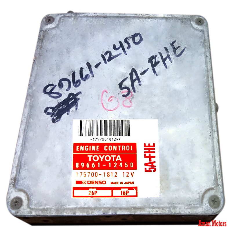 89661-12450 Engine Control Unit / ECU TOYOTA Corolla FX 1991 E-AE91 89661-12450