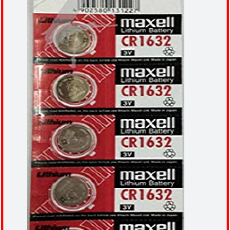 5 peace  lot  Maxell battery 1632 Car key & smart key Remote battery