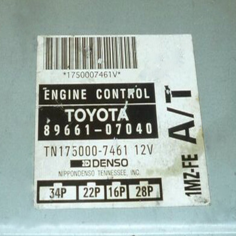 89661-07040 TOYOTA AVALON MCX10 OEM ECU (ENGINE CONTROL UNIT) 1MZ-FE 8966107040