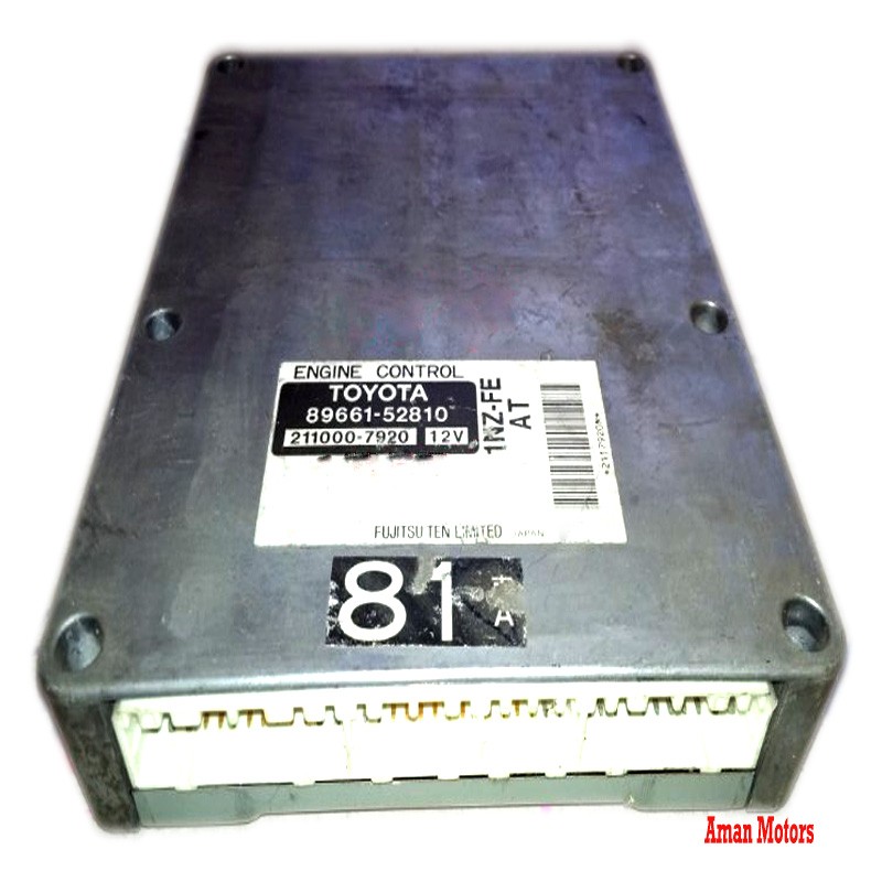 89661-52810  Toyota BB 2001-2005 Engine Computer Module 1NZ FE 89661-52810 211000-7929 ECU Japan used