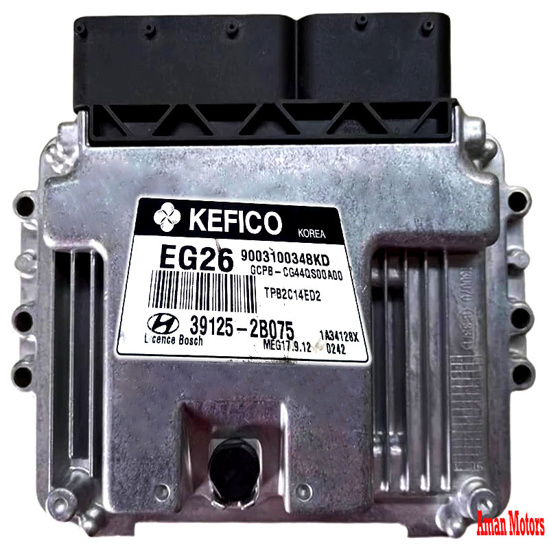 39125-2B075 Hyundai Engine Computer / ECU Board Electronic Control Unit Compatible for bosch meg17.9.12  391252B075