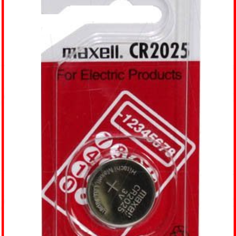 1 peace  lot  Maxell battery 2025 Car key & smart key Remote battery