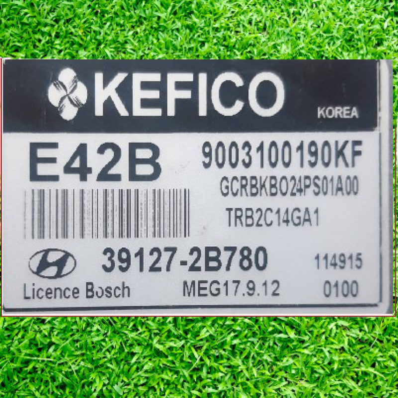 Hyundai Accent blue engine controller ECU ECM 39127-2b780 E42B Hyundai / KIA 39127-2b780E42B  kefico