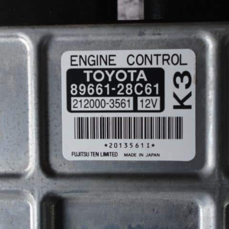 ENGINE CONTROL UNIT – TOYOTA NOAH/VOXY DBA-ZRR70 ESQUIRE (89661-28C61) [K3]