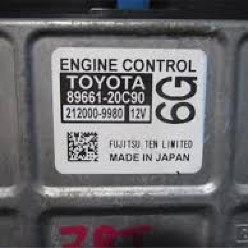 Engine Control Unit TOYOTA Premio 2015 DBA-ZRT265 (89661-20C90) 6G