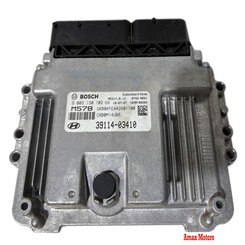 39114-03410 M57B HYUNDAI ECU BOSCH MEG17.9.13 ACCENT CVT used in korea