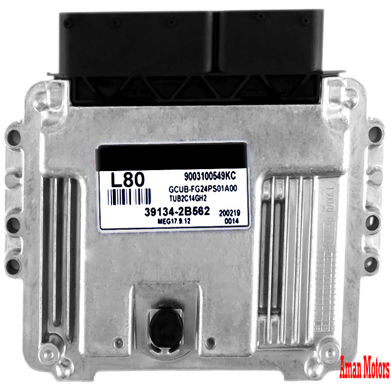 39134-2b562 Engine Control Unit / ECU  Hyundai KIA RIO 2014-2017 391342b562 L80 Meg17.9.12
