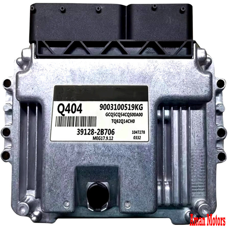 39128-2B706  Hyundai Kia  ECU MEG17.9.12 Q404 Car Engine Computer Board Electronic Control Unit Kia