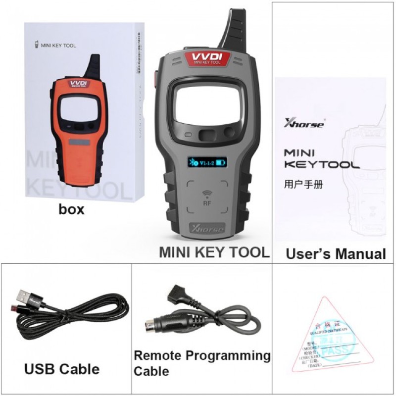 VVDI Mini Key Tool Global Version Xhorsecompany Multi-Language Free Shipping in Bangladesh