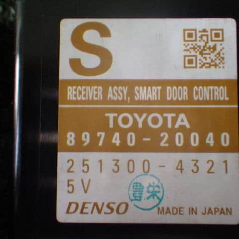 Door Lock Relay TOYOTA Allion 2007 DBA-ZRT260 89740-20040