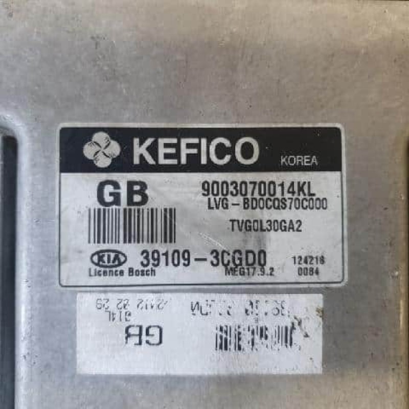 39109-3CGD0 KIA K7 Engine Control Module ECU 391093CGD0 MEG17.9.2