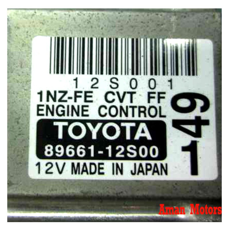 89661-12S00 TOYOTA Corolla Axzio 2012 DBA Engine Control Unit /ECU NZE-161 89661 12S00 2(83) Japan