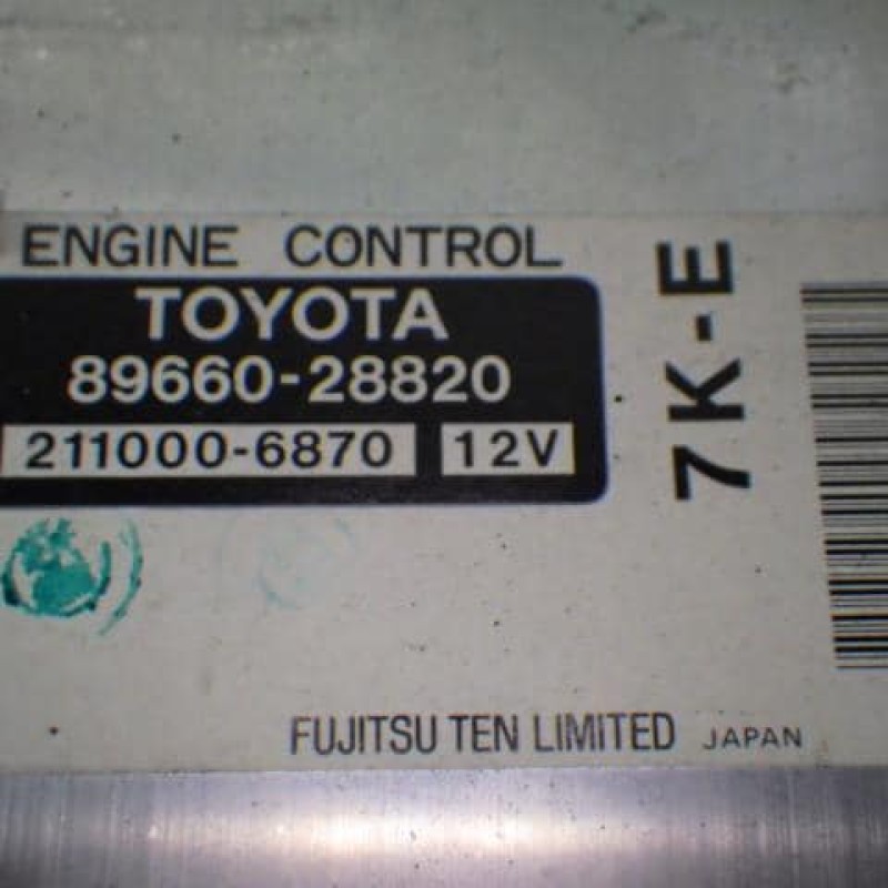 89660-28820/Townace GC-KR42V E/G Engine Control Unit / ECU 058 DX low floor six 7K-E A42D 4CT AT