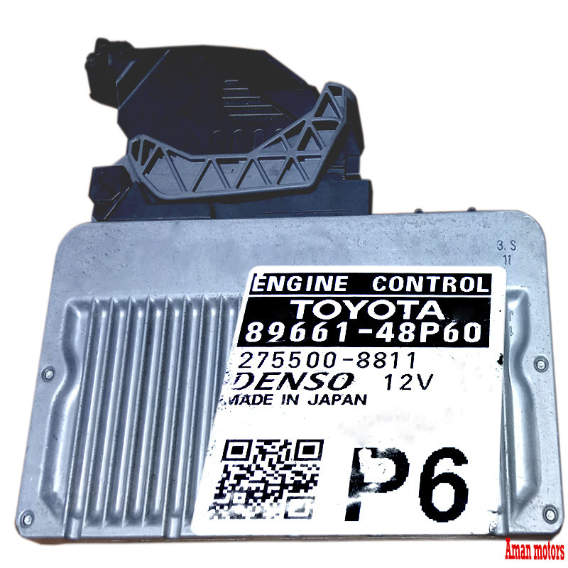 89661-48P60 Engine Control Unit TOYOTA Harrier 2015 DAA 8966148P60 275500-8811 P6 Used