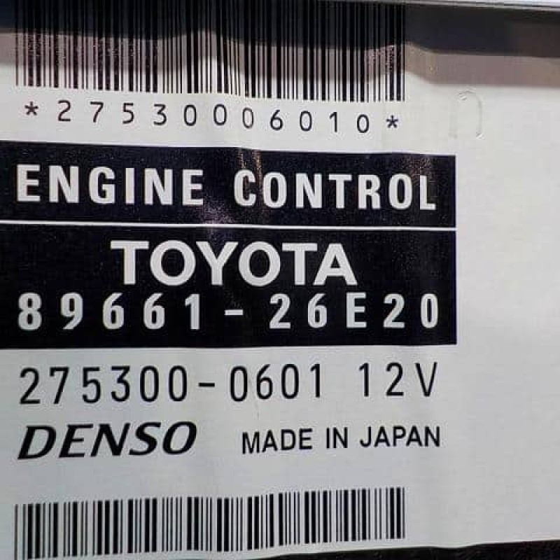 89661-26E20 TOYOTA Hiace 1TR , 2TR Genuine ECU Engine Control 8966126E20