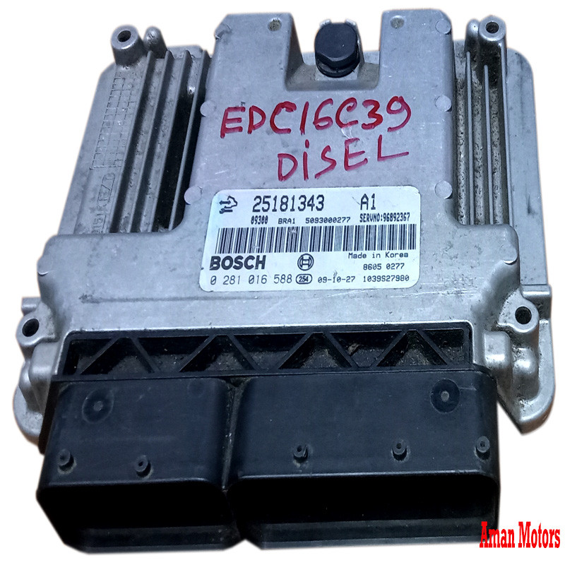 ENGINE CONTROL MODULE ECU 25181343 A1 EDC16C39 Diesel Bosch FITS GM CHEVROLET CAPTIVA used