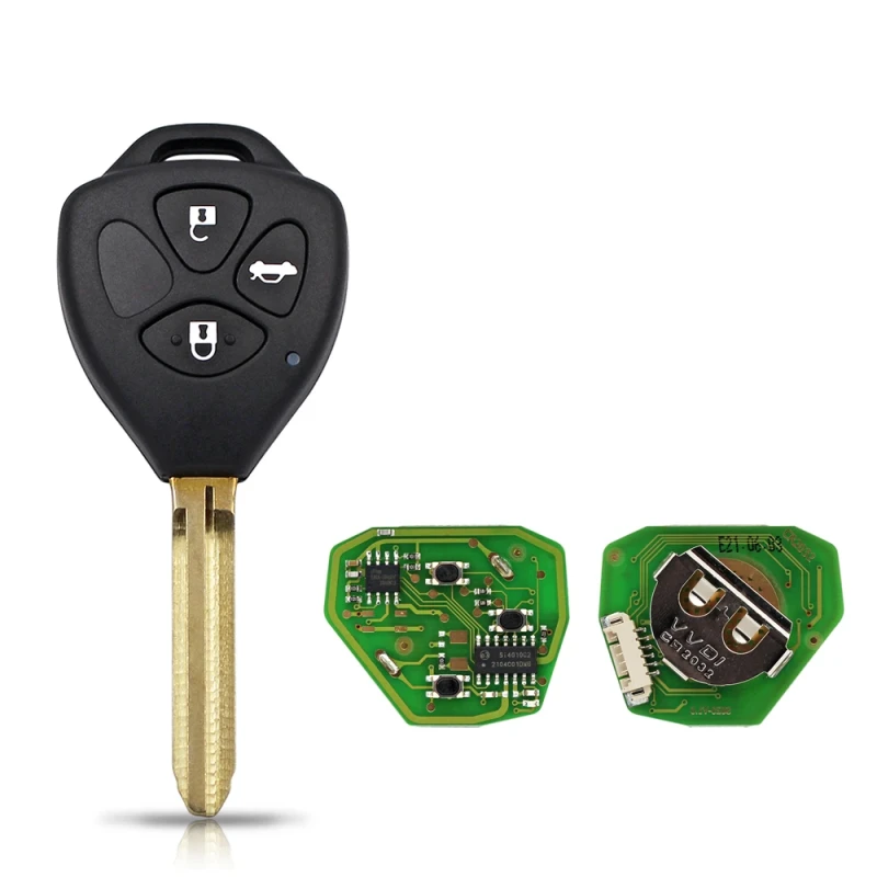 Xhorse Wire Remote Key Toyota Style Flat Right 3 Buttons XKTO04EN
