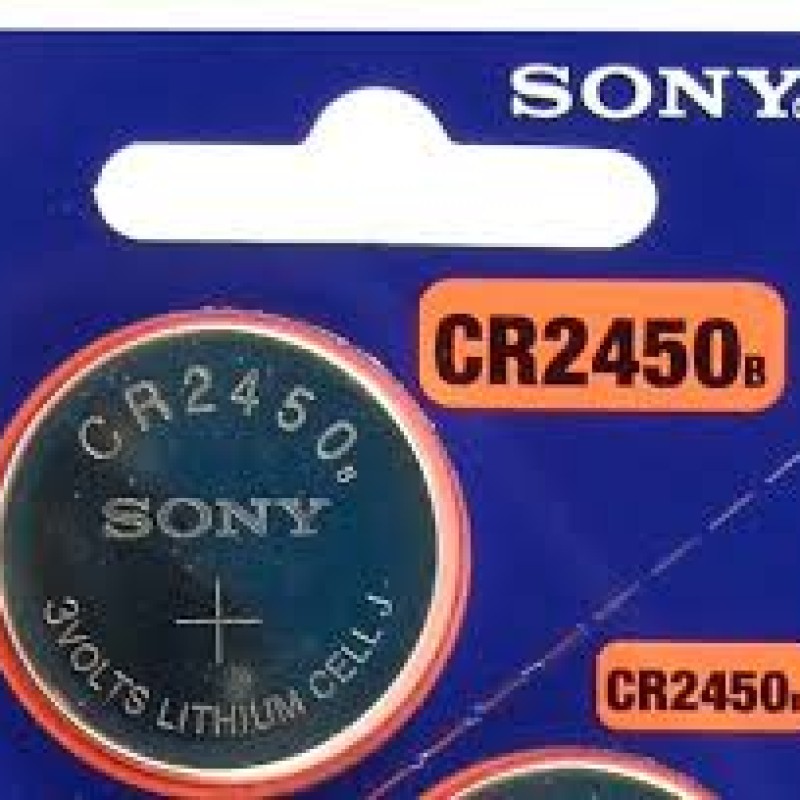 1 Piece Lot Sony CR Battery 2450 Car Key and Smart Key Remote Battery