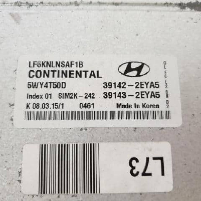 Engine Control Unit / ECU HYUNDAI LF SONATA 2015 (39143-2EYA5)L73