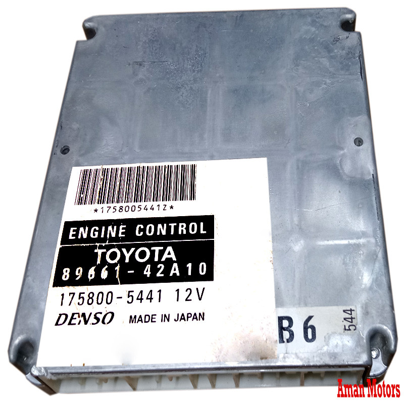 89661-42A10 TOYOTA 2004 RAV4 2.0 D4D ECU ENGINE CONTROL UNIT 175800 5441/5442 B6 used